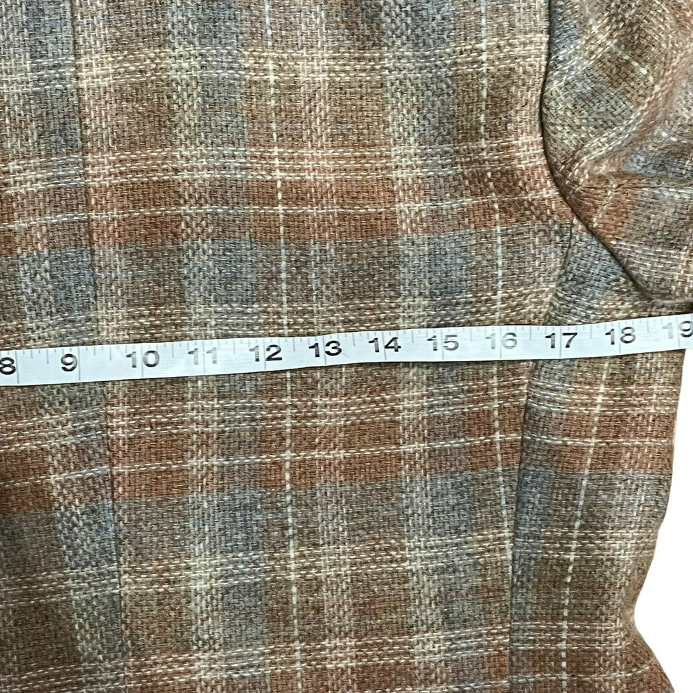 Vtg 1960s Jack Winter Womens School Girl Plaid Two Piece Blazer Skirt Suit S/M - Picture 10 of 15